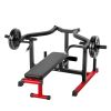 Chest Press Machine, 450 LBS Bench Press Set, Adjustable Flat Incline Bench with Independent Converging Arms, Upper Chest Equipment, Fitness Home Gym