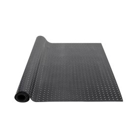 VEVOR Diamond-Plate Rubber Flooring Roll, 3 mm x 4 ft x 10 ft Garage Floor Mat, SBR Rubber Garage Flooring Roll, Easy to Clean, Diamond Plate Rubber M