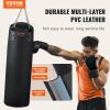 VEVOR Punching Bag for Adults, 4ft PVC Heavy Boxing Bag Set, Punching Bag with Chains and Gloves, Hanging Boxing Bag for MMA Karate Judo, Muay Thai Ki