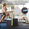 VEVOR 3 in 1 Plyometric Jump Box, 16/14/12 Inch Cotton Plyo Box, Platform & Jumping Agility Box, Anti-Slip Fitness Exercise Step Up Box for Home Gym T