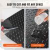 VEVOR Diamond-Plate Rubber Flooring Roll, 3 mm x 4 ft x 10 ft Garage Floor Mat, SBR Rubber Garage Flooring Roll, Easy to Clean, Diamond Plate Rubber M