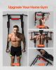 Multifunctional Pull Up Bar, Wall Mounted Chin Up Bar Dip Station for Home Gym, Heavy Duty Steel Upper Body Workout Pull Ups, Power Tower Set Training