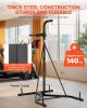 2 in 1 Heavy Duty Punching Bag Frame Boxing Punching Fitness Stand Steel