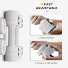11lbs Adjustable Dumbbell Set of Two, Hand Weights with 12 Weight Plates and Non-Slip Handles, for Men and Women, Home Gym Workout, White