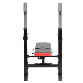 Weight Bench Sit up Bench for Home Gym Strength Training Adjustable Foldable (Default: Default)