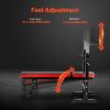 Weight Bench Sit up Bench for Home Gym Strength Training Adjustable Foldable